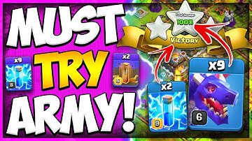 Zap Quake made TH11 Easy to 3 Star! How to Use Lightning Dragon Attack Strategy in Clash of Clans