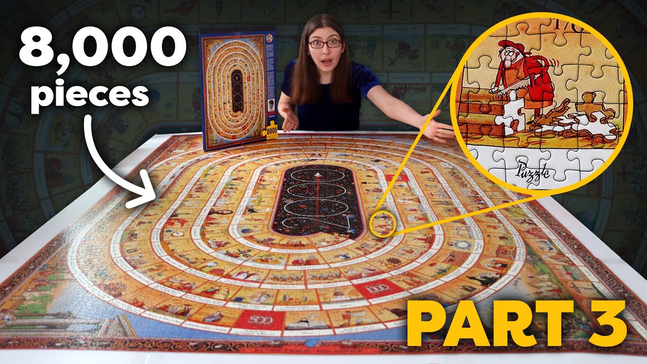 I finished the 8000 piece puzzle...but it was a struggle (Part 3 of 3)