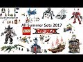 All Lego Ninjago Movie Summer Sets 2017 Compilation - Lego Speed Build Review