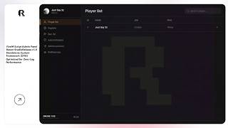 Admin Panel v1 | Raven Studio | Fivem