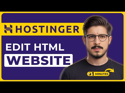 How To Edit Html Website In Hostinger 2026 | Hostinger Html Editor | Hostinger Edit Html Website
