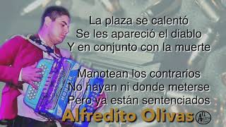 El principio del infierno (letra)- Alfredito olivas VIDEO LIRIC