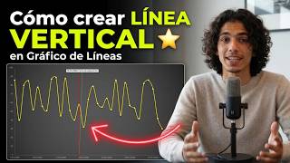 Cómo crear una línea vertical en un gráfico de líneas