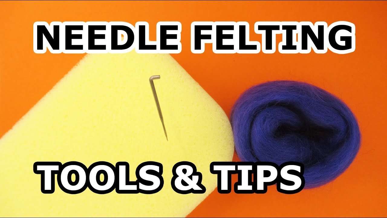 Needle Felting TOOLS for beginners, you only need two or three