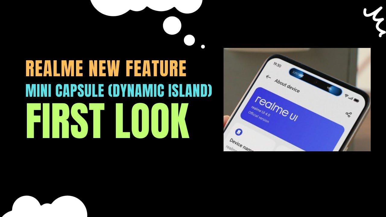 Realme launched its own Dynamic Island | Realme Mini Capsule is here ...