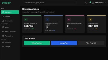 Qtro ISP Billing System for Hotspot Sellers in Kenya | Best ISP Billing Software in Kenya 2025