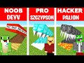 NOOB vs PRO vs HACKER z PALIONEM i SZCZYPSONEM w Minecraft!