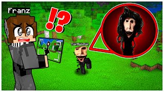 FRANZ \u0026 JOJO DRONE MEREKAM PENAMPAKAN HANTU TOR MONITOR di MINECRAFT