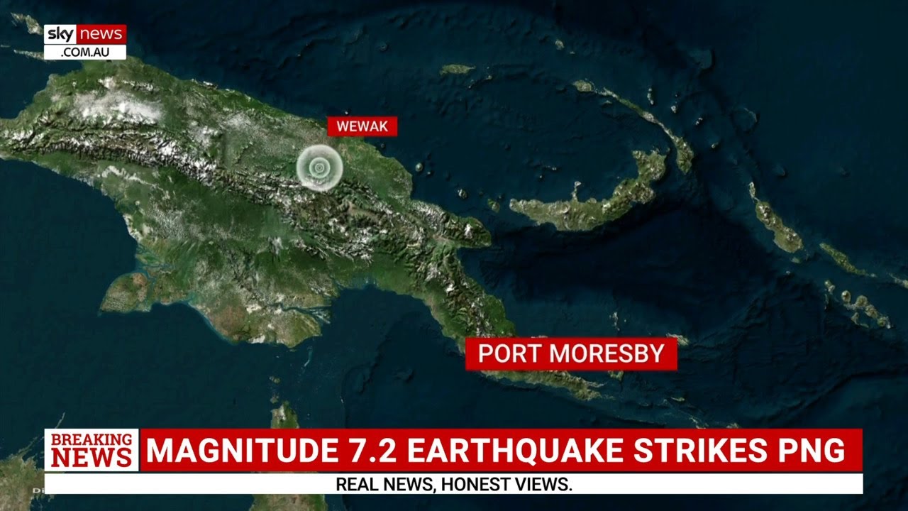 Papua New Guinea struck by magnitude 7.2 earthquake YouTube