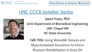 UNC CCCR Speaker Series: Jason Franz, PhD (UNC Chapel Hill, NC State University)