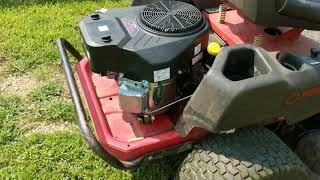 Harbor Freight motor change on Troy-bilt mower