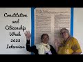 Constitution and Citizenship Week 2023 Interview