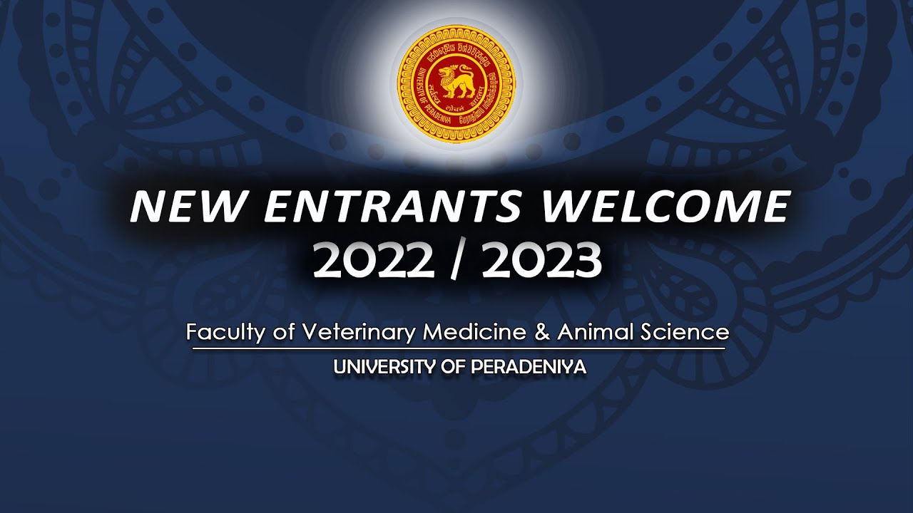 Welcome Ceremony- Batch 2022/2023, Faculty of Veterinary Medicine and Animal Science