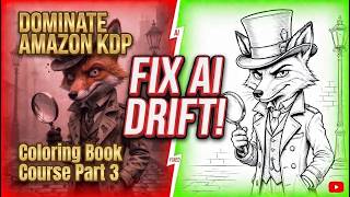Conquering Stochastic Drift: The Consistent AI Coloring Book Workflow for Amazon KDP