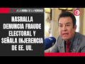 Nasralla denuncia fraude electoral y señala injerencia de EE. UU.