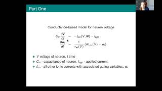 Sue Ann Campbell - Modulation of synchronization by a slowly varying ionic current