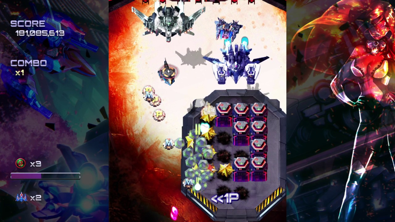 Ghost Blade HD STAGE 2 and 3 - CRAZY Japan Arcade Game - PS4 PRO GAMEPLAY