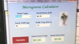 Microgreens Seed Calculator screenshot 3