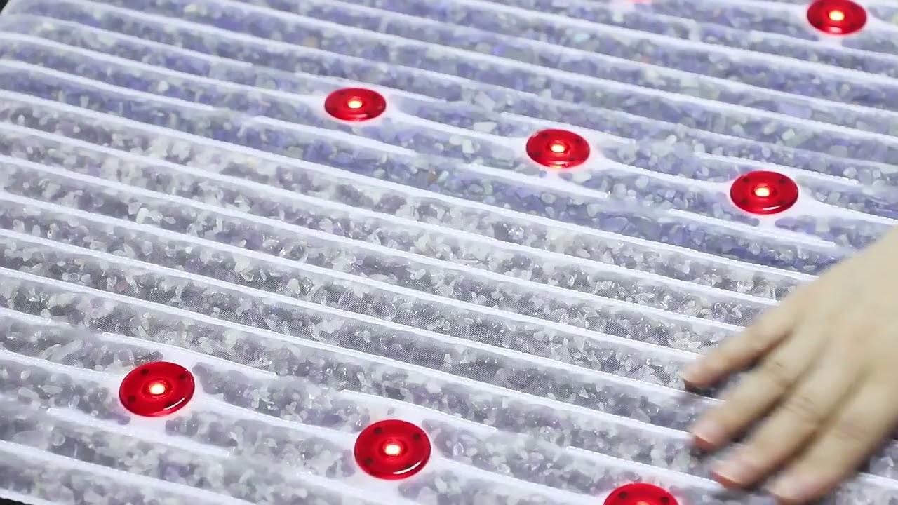 Chakra rainbow amethyst crystal jade mat infrared heating pads