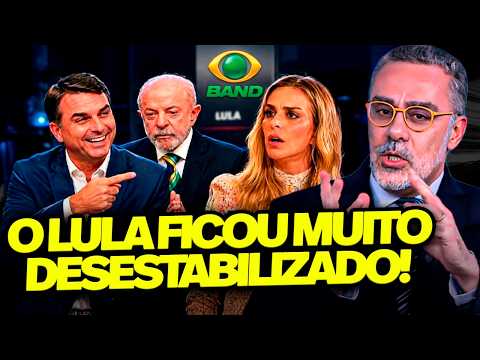 FLÁVIO BOLSONARO ENTROU NA MENTE DE LULA NO DEBATE DA BAND E ANDRÉ MARSIGLIA ANALISA TUDO