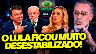 FLÁVIO BOLSONARO ENTROU NA MENTE DE LULA NO DEBATE DA BAND E ANDRÉ MARSIGLIA ANALISA TUDO
