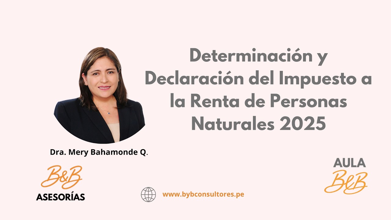 Declaración del Impuesto a la Renta de Personas Naturales 2025 - YouTube