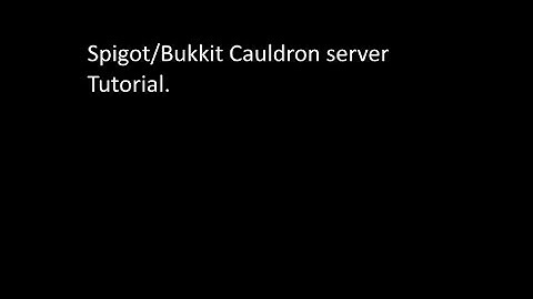 Minecraft Cauldron modded server tutorial[Works if you still have a jar for it]