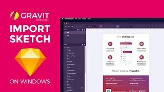 How to Import or Open Sketch File Design From MacOS on Windows with Gravit Designer