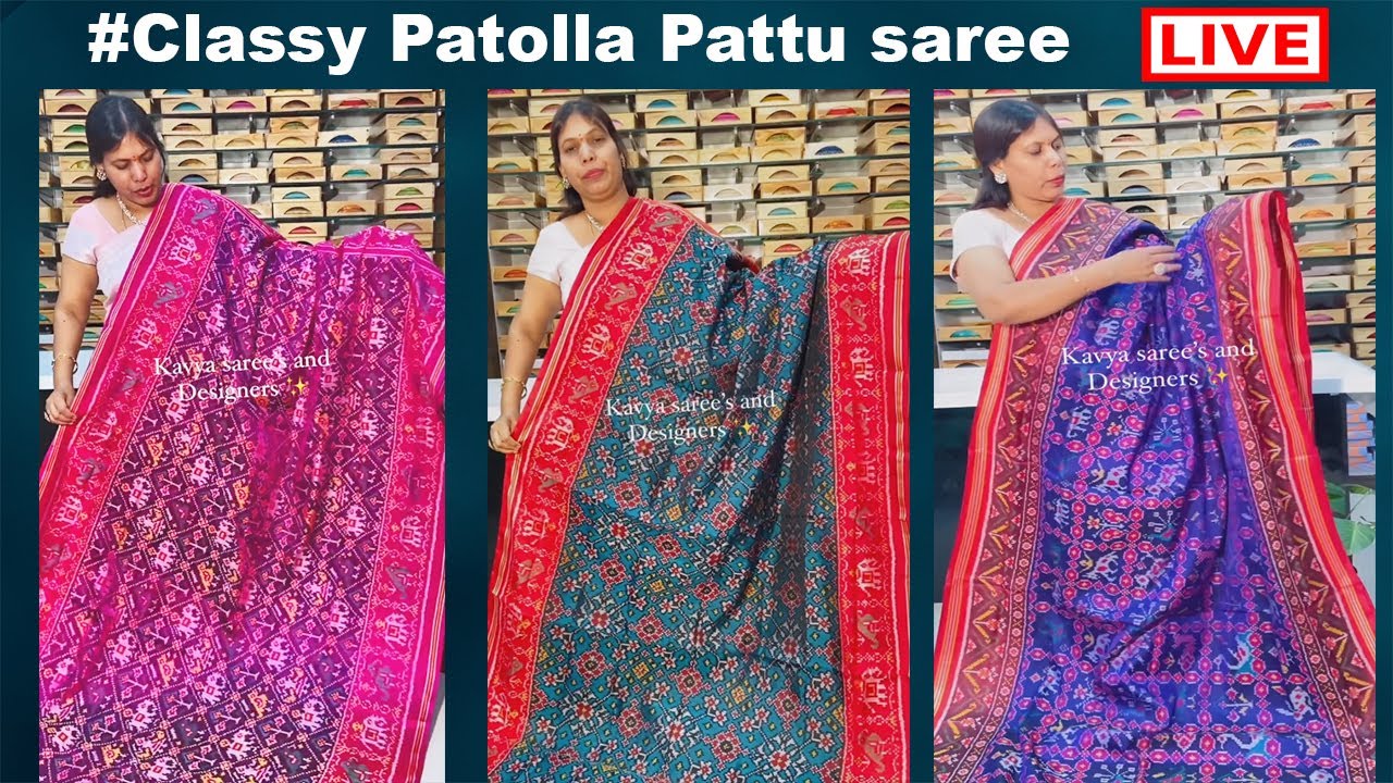 Classy Patolla Pattu Saree With Prices | Kavya sarees @brideessentials ...