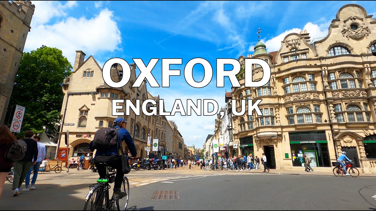 Oxford, England, United Kingdom - Driving Tour 4K