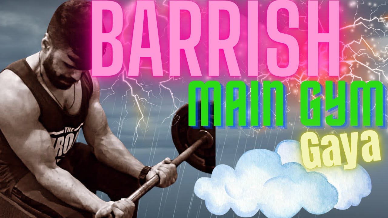 Barish Mai Gym Gaya ⛈️🌪️ || Self Made Bodybuilder || jamil arif fitness
