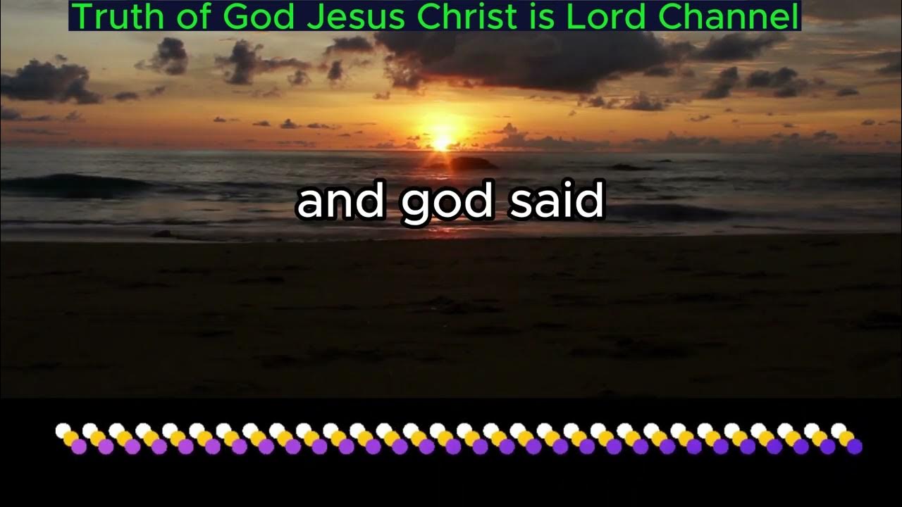 Genesis Chapter 1 Verse 1 31 YouTube genesis-chapter-1-verse-1-31-youtube
