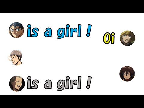 The voice actors of AoT claim that Armin is a GIRL (AOT Radio)