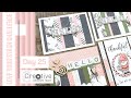 Day 25 Love Your Stash | 3 Card Ideas Using Scraps | Creative Design Team CTMH Process Video