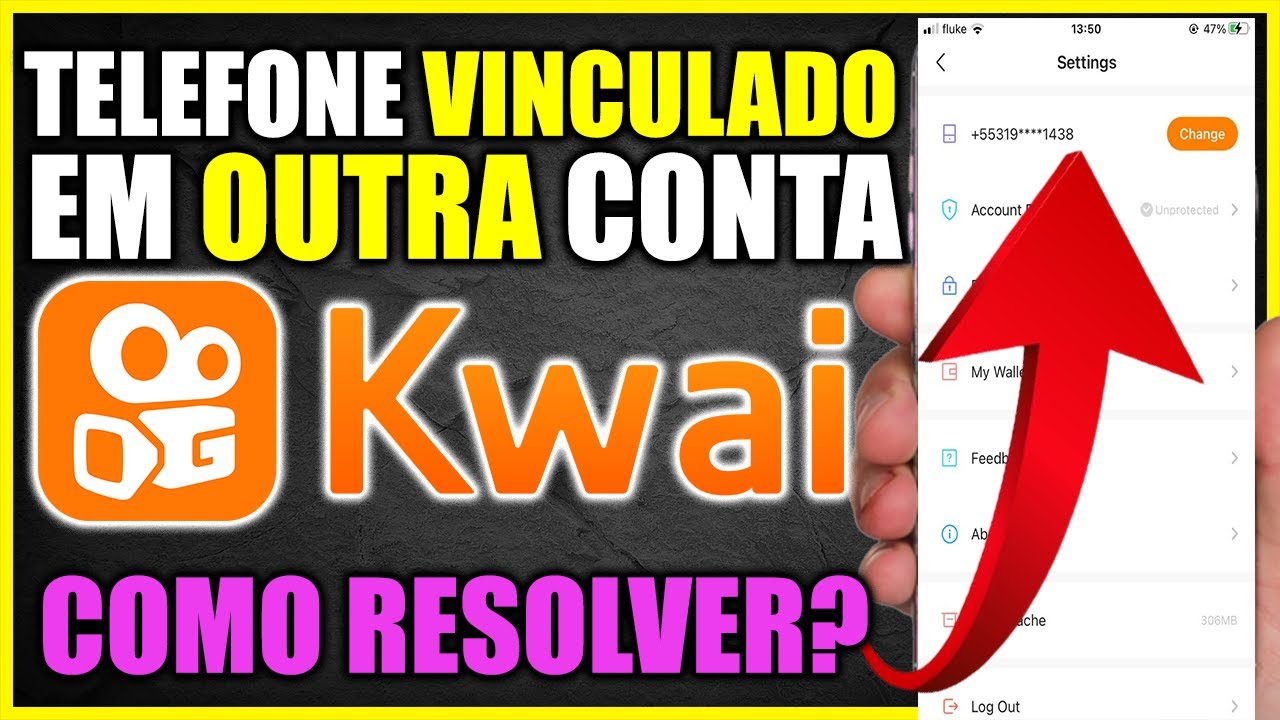 Como SAIR da CONTA do KWAI no APP e ENTRAR EM OUTRA CONTA (DESLOGAR) 