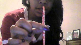 Girl Demonstrates How to Eat Pixie Stix **ROLL TIDE!!!**