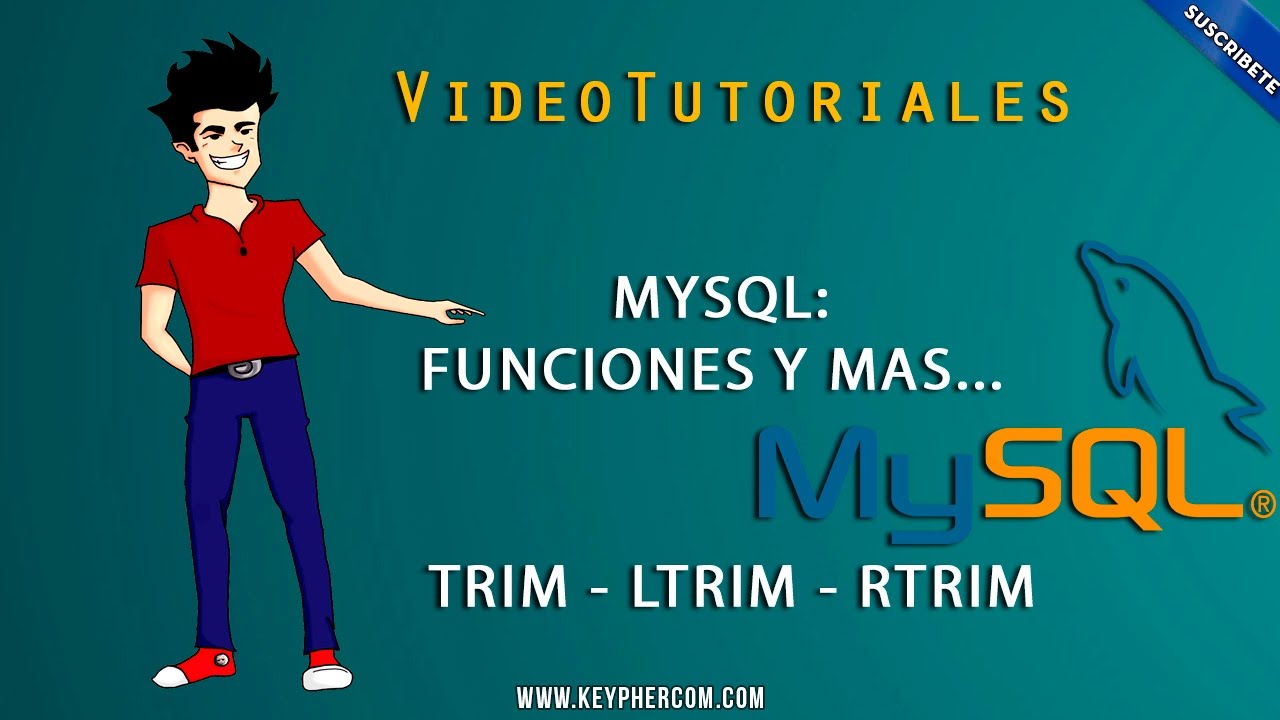 mysql trim  Update 2022  MYSQL - Funciones (Trim, Ltrim \u0026 Rtrim)