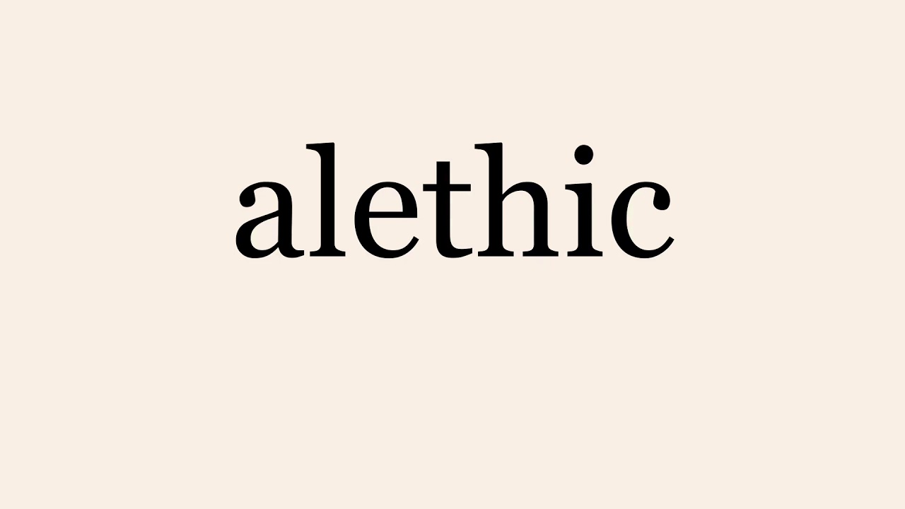 alethic