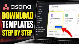 How to download Asana templates for marketing project workflows - Step By Step