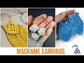 DIY Handmade Earrings | Macramé Earrings Tutorial | Boho Earrings