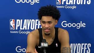 Dylan Harper PostGame Interview | San Antonio Spurs vs Minnesota Timberwolves