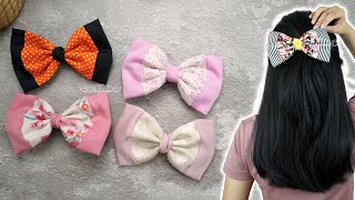 Prepare Your Scrap Fabrics!  EASY 2TONE Bow  How to Make a Bow out of Scrap