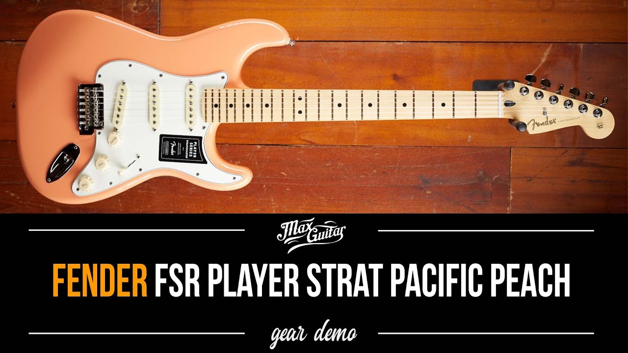 Fender LTD Player Strat MN Pacific Peach - Gear Demo - YouTube Fender LTD Player Strat MN Pacific Peach - Gear Demo - YouTube
