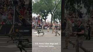 @usarmy  Robot dogs and an unmanned Tank. #future #technology #usarmy #250th