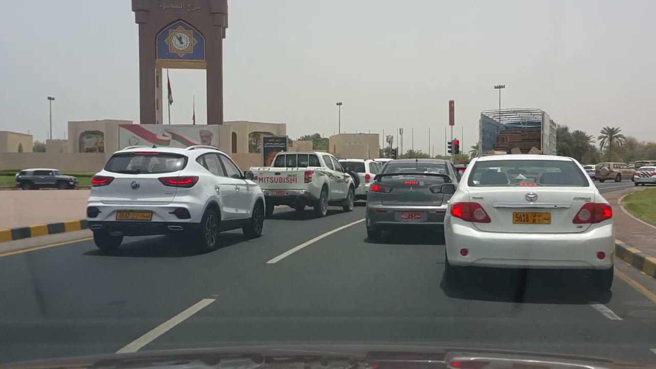 Mawaleh to Al Khuwair Muscat Oman من موالح الي الخوير مسقط