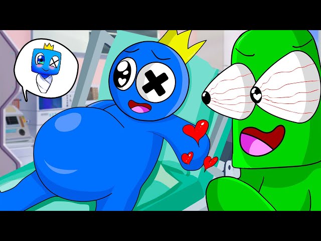 Top 10 Blue x Green Animation Meme - Rainbow Friends 