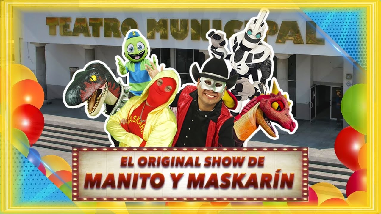 El Show de Manito y Maskarin en VIVO con El Dinosaurio El Robot Lola la ...