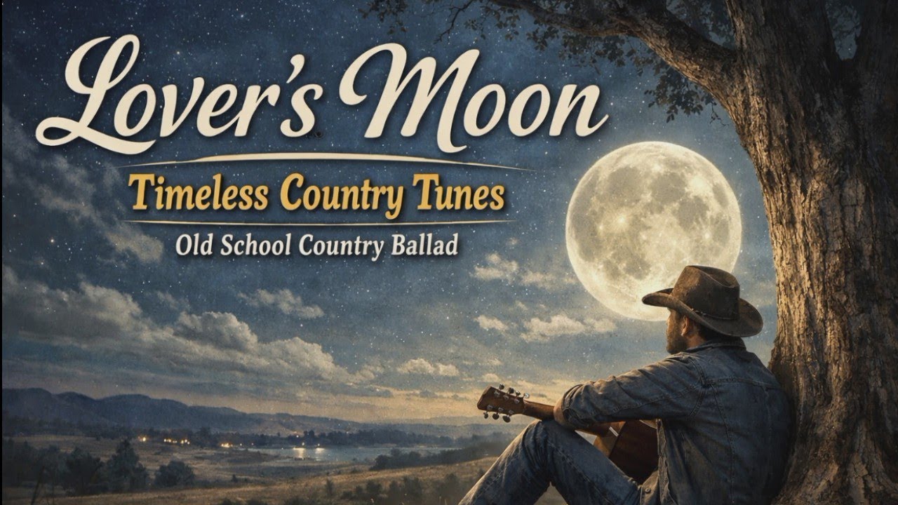 Lover's Moon - Timeless Country Tunes | Old School Country Ballad | Lyrics 