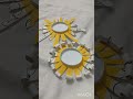 waste cup /sunflower/craft ideas #shortvideo
