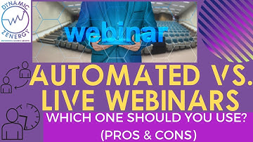 Automated vs Live Webinars - Which One Should You Use? (Pros & Cons)